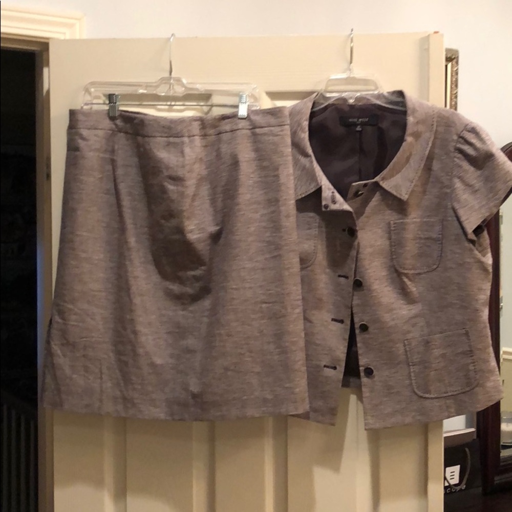 Chocolate brown Nine West Suit